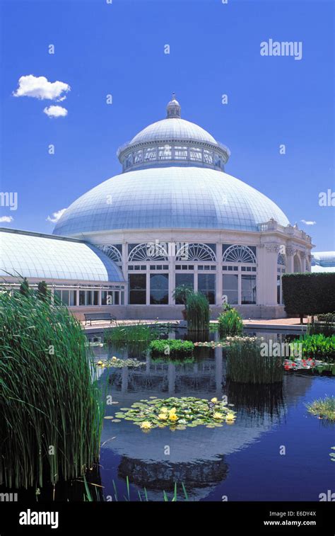 New York Botanical Gardens Enid A Haupt Conservatory Bronx Stock