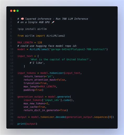 🧠 Run LLama 3 70B on a Single 4GB GPU - with airllm and layered ...