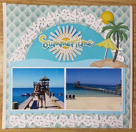 Pin On Scrapbooking Vacation Scrapbook Summer Scrapbook Layouts Cruise Scrapbook