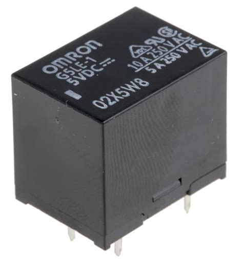 G5LE 1 DC5 Omron Omron PCB Mount Power Relay 5V Dc Coil 8A