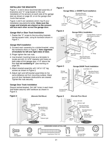 Craftsman Garage Door Opener 1 2 Hp Manual