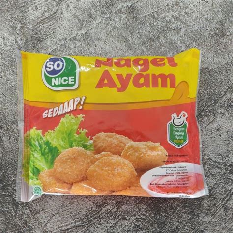 Jual So Nice Nugget Ayam 500gr Shopee Indonesia