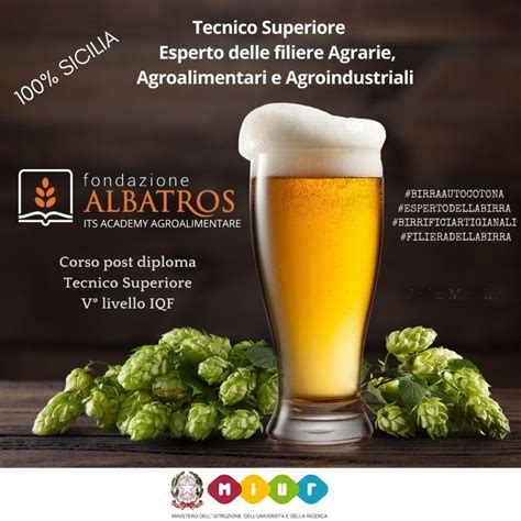 La Prima Birra Autoctona 100 Sicilia Fondazione Albatros ITS