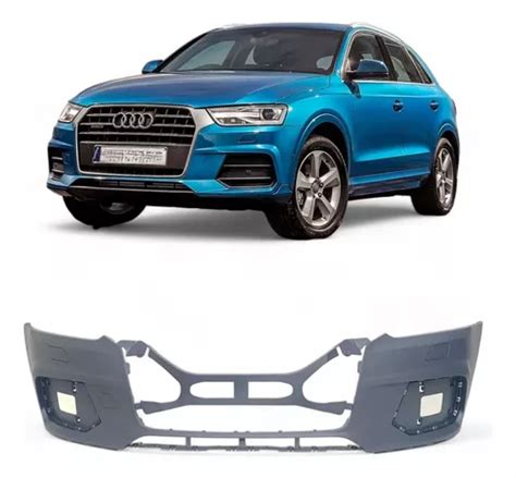 Parachoque Dianteiro Audi Q3 2016 17 18 19 2020 Furo Sensor