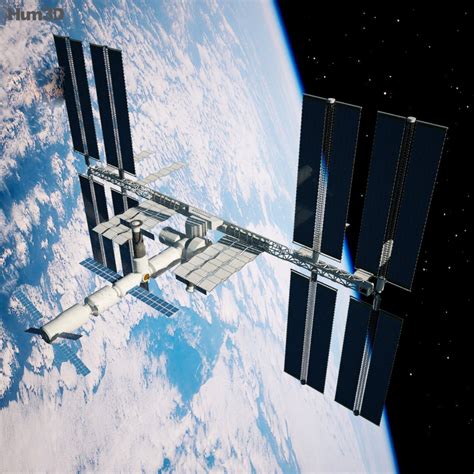 3d Model International Space Station