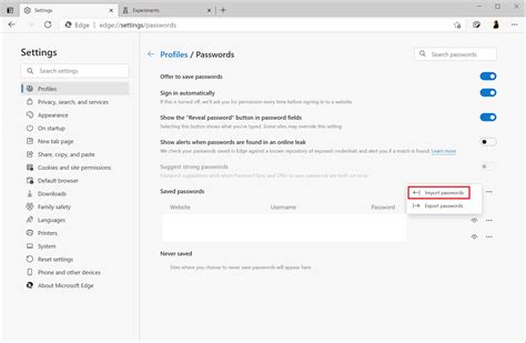 Microsoft Is Working On Password Import Option For Its Edge Browser Ghacks Tech News