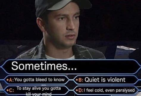 Tyler Joseph Sometimes Who Wants To Be A Millionaire Meme