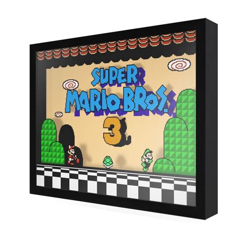 Super Mario Bros 3 Title Screen Retro Games Crafts