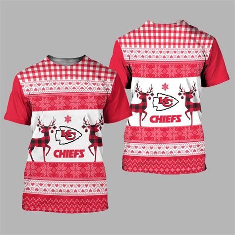 Kansas City Chiefs Christmas Pattern Limited Edition Unisex T Shirts