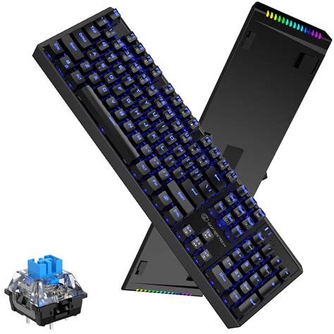 Buy Gofreetech Mechanical Keyboard Led Blue Backlit Rgb Wired Pc