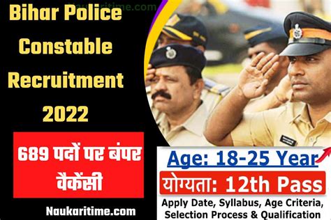 Bihar Police Constable Recruitment