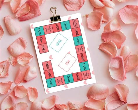 Printable Erotic Sex Board Game For Couples Truth Or Dare Sex Gift For