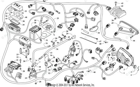 Arctic Cat Side By Side Oem Parts Diagram For Wire Harness And