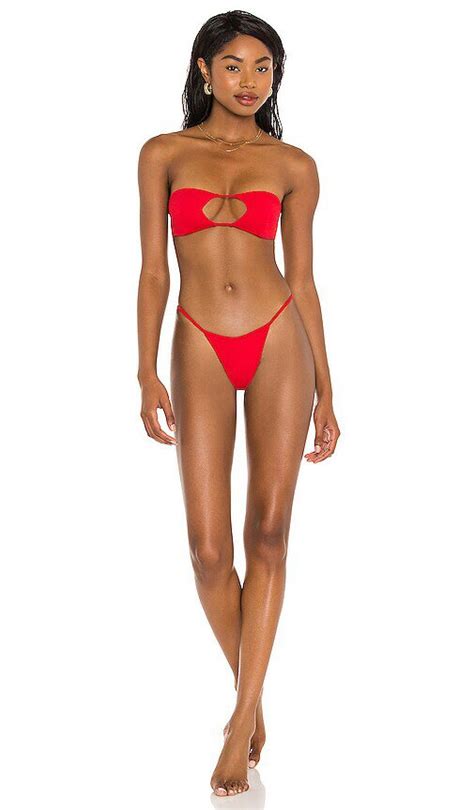 INDAH Buffy Skimpy Bikini Bottom Red Editorialist