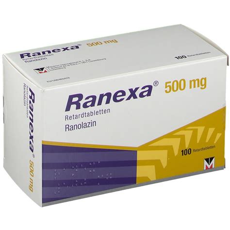 Ranexa 500 Mg 100 St Mit Dem E Rezept Kaufen Shop Apotheke