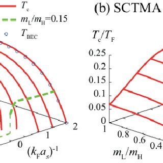 Color Online Calculated Superfluid Phase Transition Temperature T C