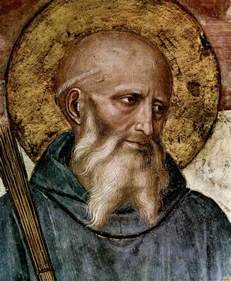 St Benedict Of Nursia Painted By Bl Fra Angelico Patron Saints