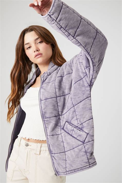 Quilted Zip Up Jacket