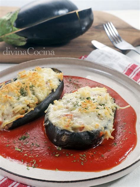 Berenjenas Rellenas De Atún Receta De Divina Cocina