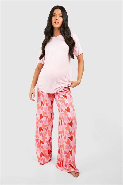 Maternity Pyjamas Maternity Nightwear Boohoo Uk