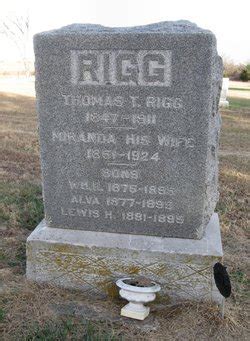 Thomas Townley Rigg M Morial Find A Grave