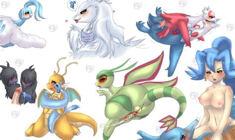 Rule 34 Altaria Clair Pokemon Color Dragonair Dragonite Dratini Female Flygon Human