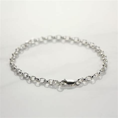 Sterling Silver Traditional Charm Bracelet With Clasp