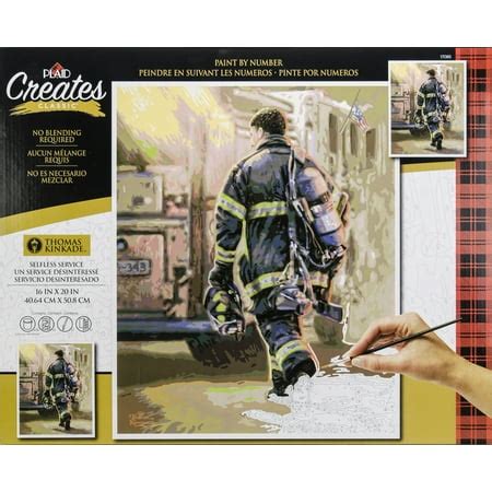 Thomas Kinkade Paint By Number Kits 16"X20"-Selfless Service - Thomas ...