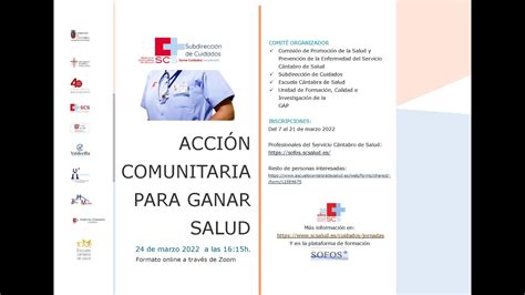 Jornada Accion Comunitaria Para Ganar Salud 24mar22 Youtube