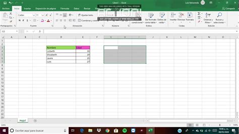 Aplicar Bordes En Excel Youtube