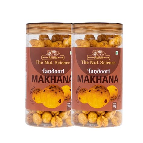 The Nut Science Roasted And Tandoori Makhana Flavoured Makhana 70g