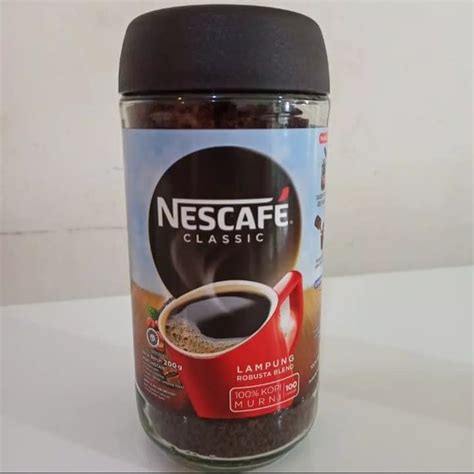 Jual Nescafe Classic Kopi Instan Kopi Hitam G Jar Shopee Indonesia