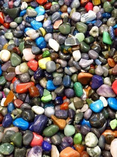 Brown Black And White Tumbled Multicolor Pebble Stone For Landscaping