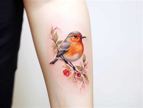 A Profound Journey into the Symbolism of Robin Tattoos