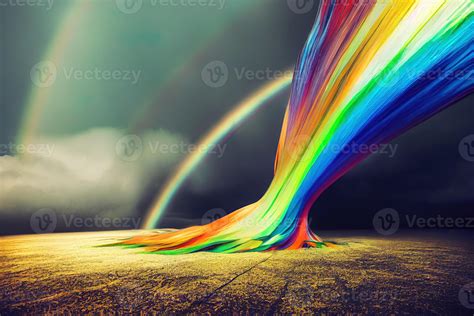 illustration of a rainbow tornado 22266487 Stock Photo at Vecteezy