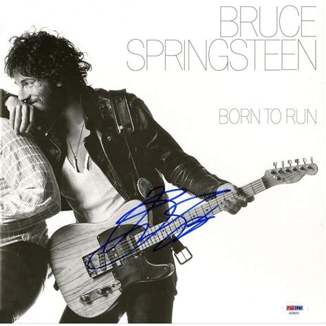 Bruce Springsteen Signed "Born To Run" Vinyl Record Album Cover (PSA Hologram) | Pristine Auction