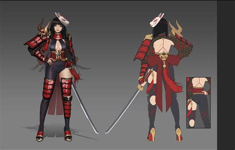 Japanese style female Assassin (concept by Muck Muck) — polycount