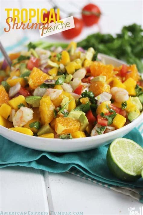 Easy Shrimp Ceviche Recipe With Tropical Flavors Lexi S Clean Kitchen