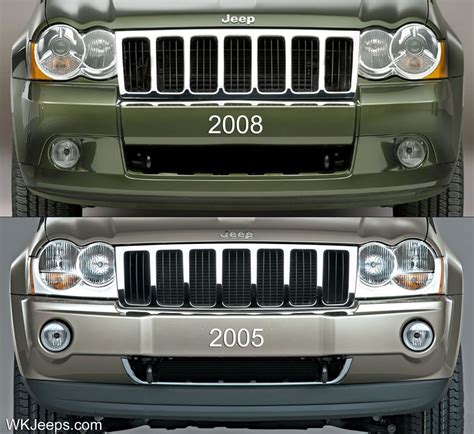 2008 Jeep Grand Cherokee Lower Grille