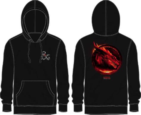 DUNGEONS & DRAGONS - HOODIE - BLACK (LARGE)