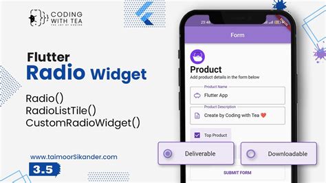 Radio Button In Flutter Example Flutter Crash Course Youtube