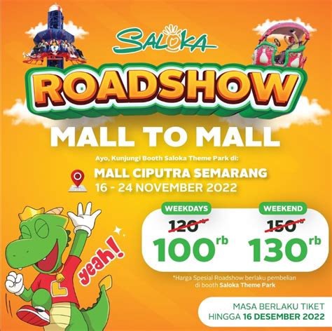 Promo Tiket Masuk Saloka Theme Park Mulai Rp Ribu Tumbas In