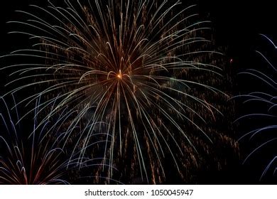 Skyrocket Fireworks Which Color Night Stock Photo (Edit Now) 1050045947 ...