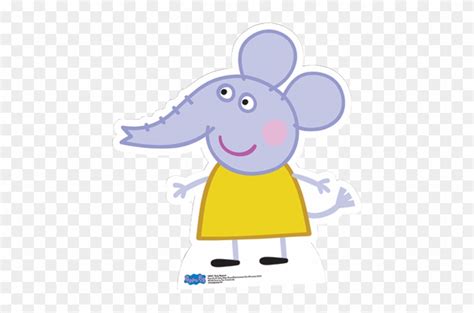 Peppa Pig Characters Emily Elephant Peppa Pig Free Transparent Png