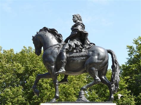 Equestrian statue of William III in Bristol UK