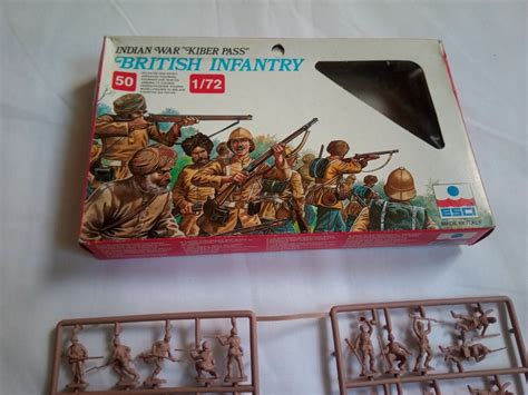 Esci F Scale Indian War Kiber Pass British Infantry Boxed