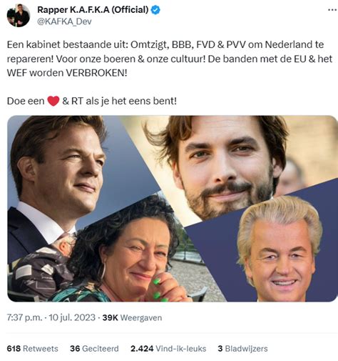 PG Kroeger On Twitter Zijn Fans Zijn De Ondergang Van Omtzigt Https