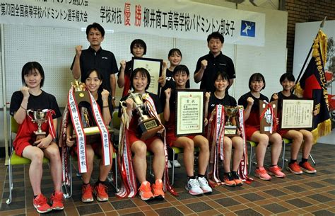 柳井商工高バドミントン部、インターハイ女子団体2連覇 市役所で祝勝会47news（よんななニュース）：47都道府県52参加新聞社と共同通信の