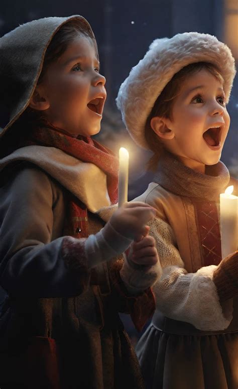 children sing Christmas carols by krummervogel on DeviantArt