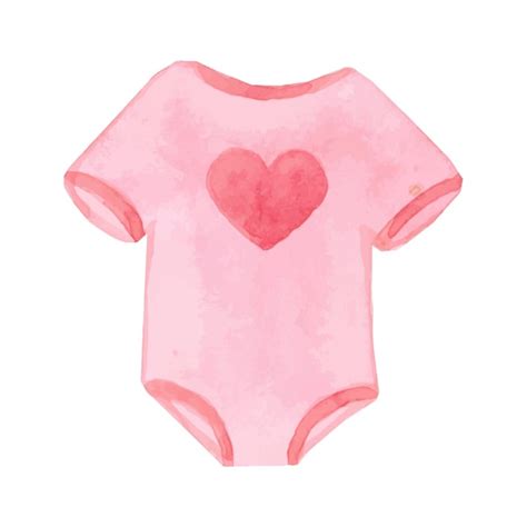 Body B B Aquarelle Shower De B B Rose Illustration Vectorielle